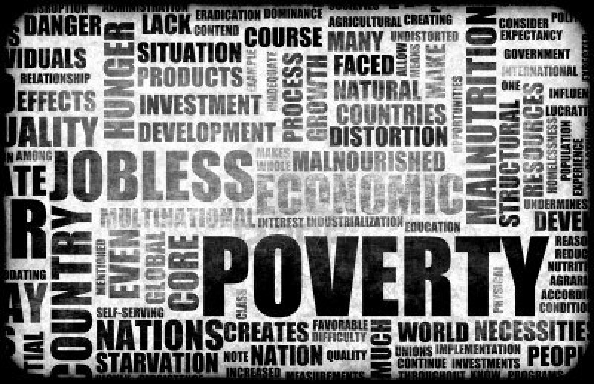 The problem of poverty in the world